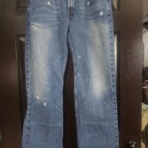 American Eagle Outfitters Blue Distressed Men Jeans